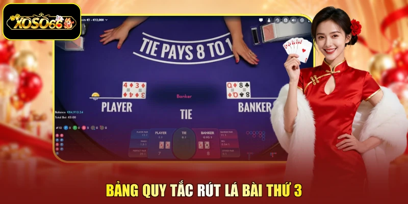 Bảng quy tắc rút lá bài thứ 3