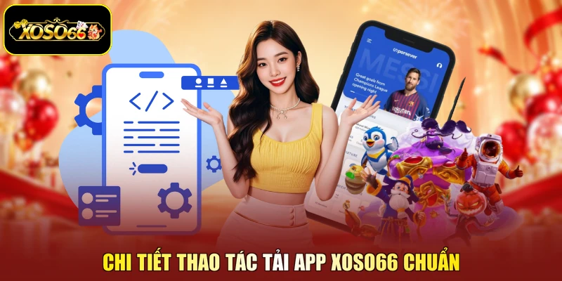 Chi tiết thao tác TẢI APP XOSO66 chuẩn