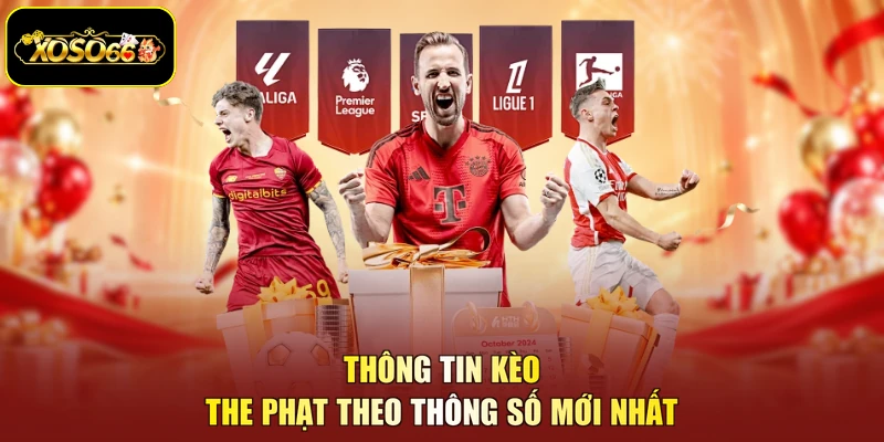 Thông tin kèo the phạt theo thông số mới nhất